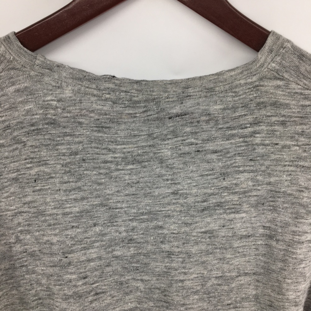 Sandro Gray Short Sleeve Tee - Picture 6 of 9